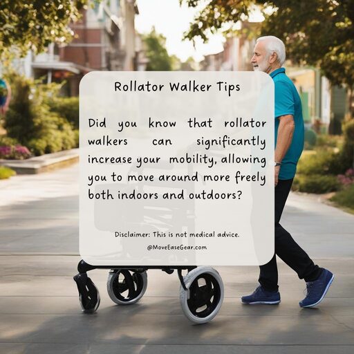 Increased Mobility with Rollator Walkers